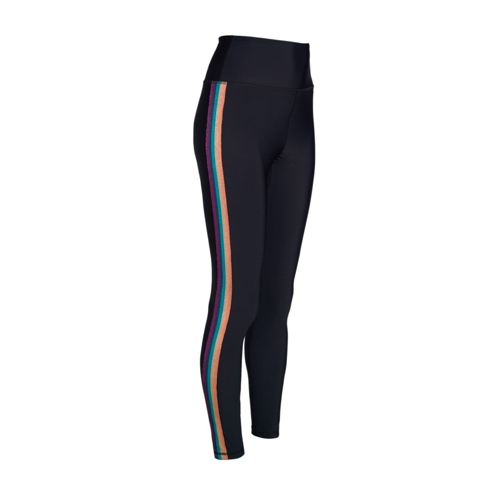 Spiritual Gangster High Waist Striped Leggings